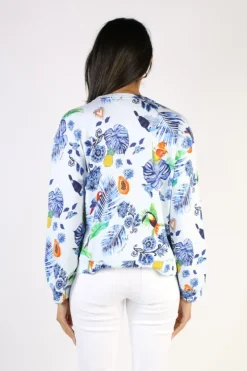 Emily Lovelock Terry Top In White