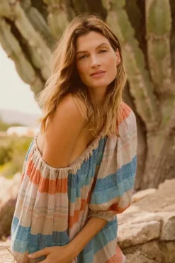 Estilo Carletta Maxi Dress In Aqua