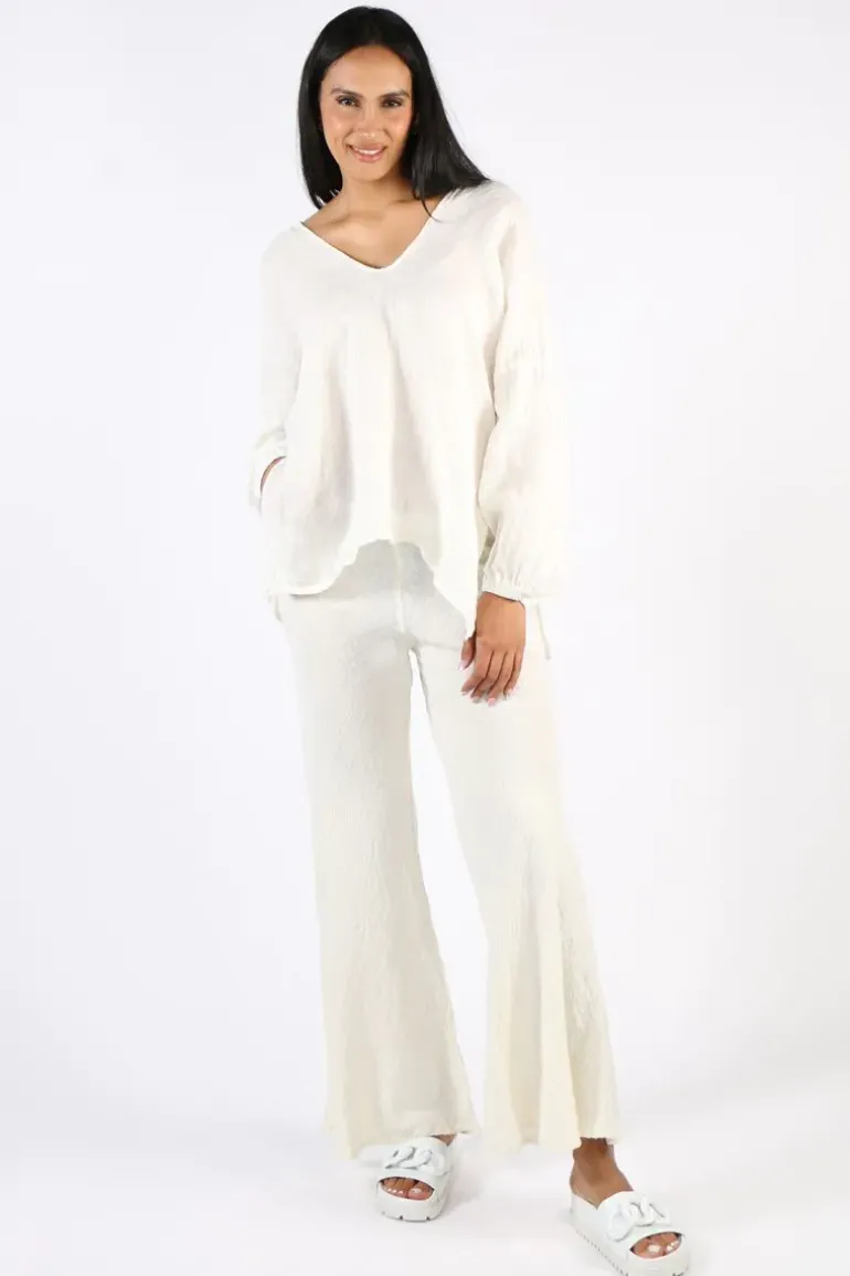Estilo Dolcezza Top In Panna
