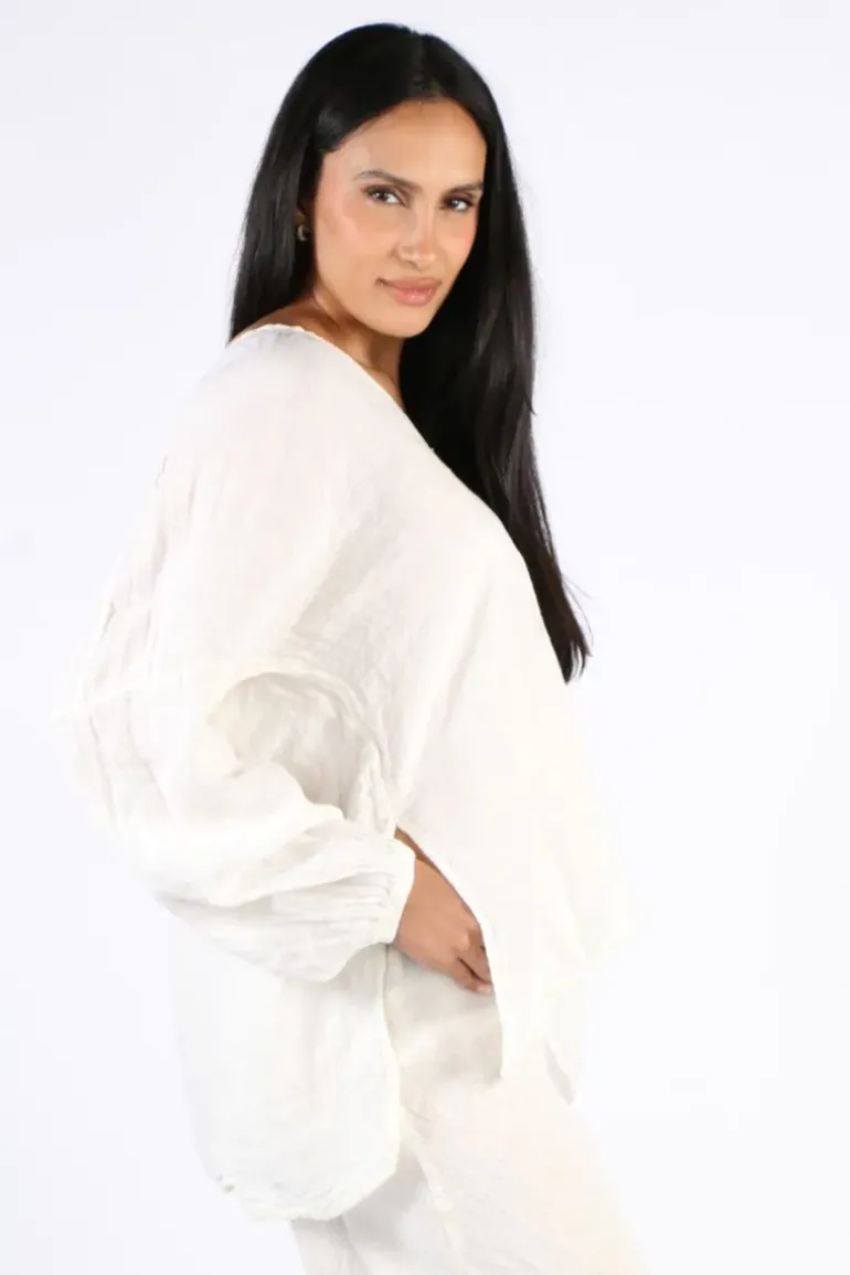 Estilo Dolcezza Top In Panna