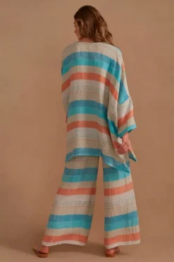 Estilo Nerano Top In Aqua