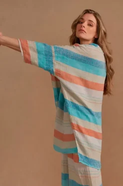 Estilo Nerano Top In Aqua