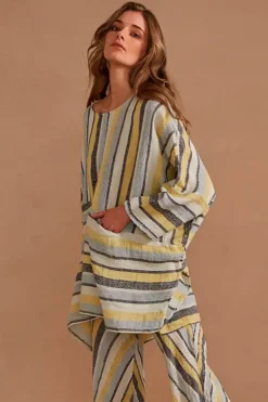 Estilo Nerano Top In Yellow