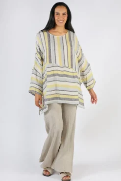 Estilo Nerano Top In Yellow