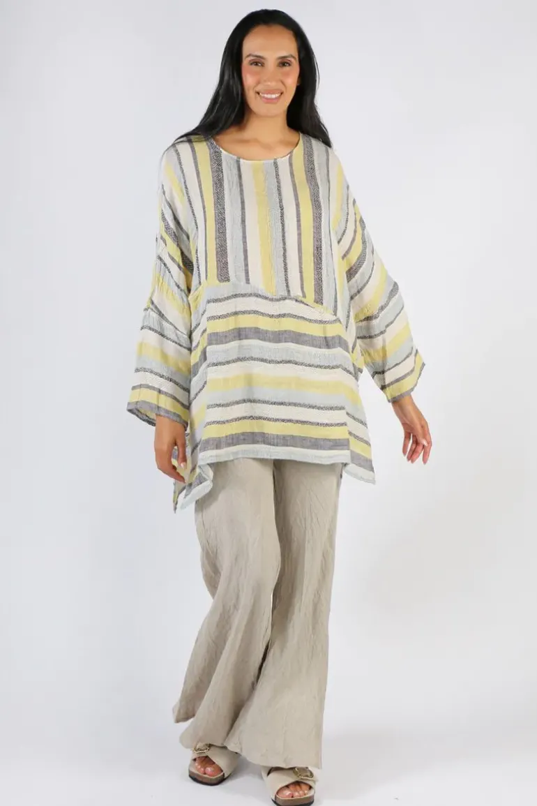Estilo Nerano Top In Yellow