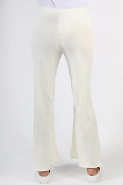 Estilo Novo Flare Pant In Panna