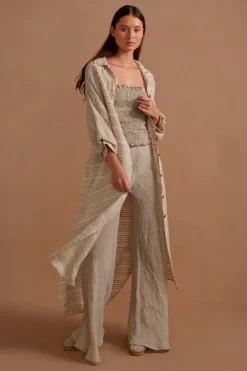 Estilo Novo Flare Pant In Natural