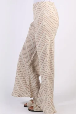 Estilo Novo Flare Pant In Stripe