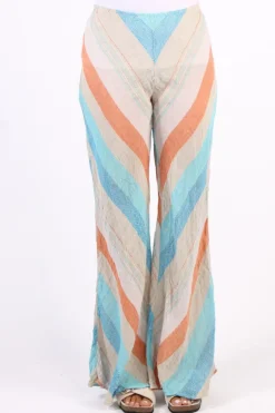 Estilo Novo Flare Pant In Aqua