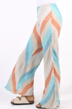 Estilo Novo Flare Pant In Aqua