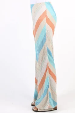 Estilo Novo Flare Pant In Aqua