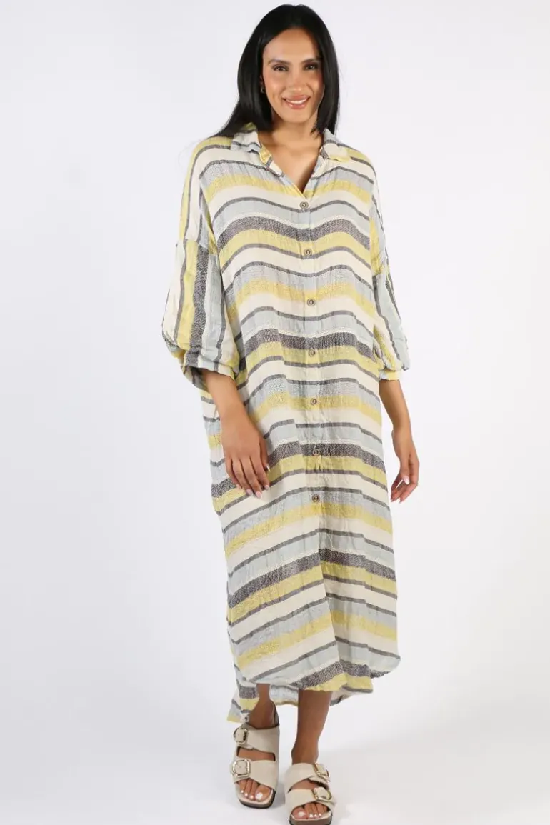 Estilo Sari Maxi Dress In Yellow