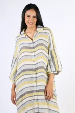Estilo Sari Maxi Dress In Yellow