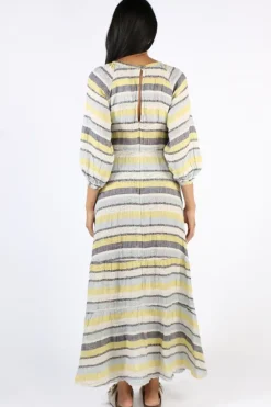 Estilo Toco Dress In Yellow