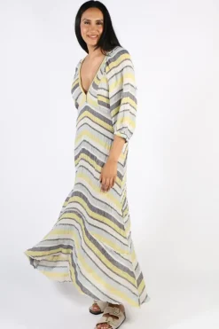 Estilo Toco Dress In Yellow