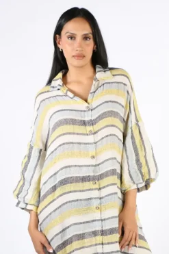 Estlio Sari Midi Dress In Yellow