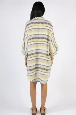 Estlio Sari Midi Dress In Yellow