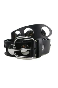 Flat Stud Belt By B.Belt In Black