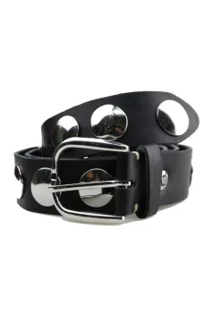 Flat Stud Belt By B.Belt In Black