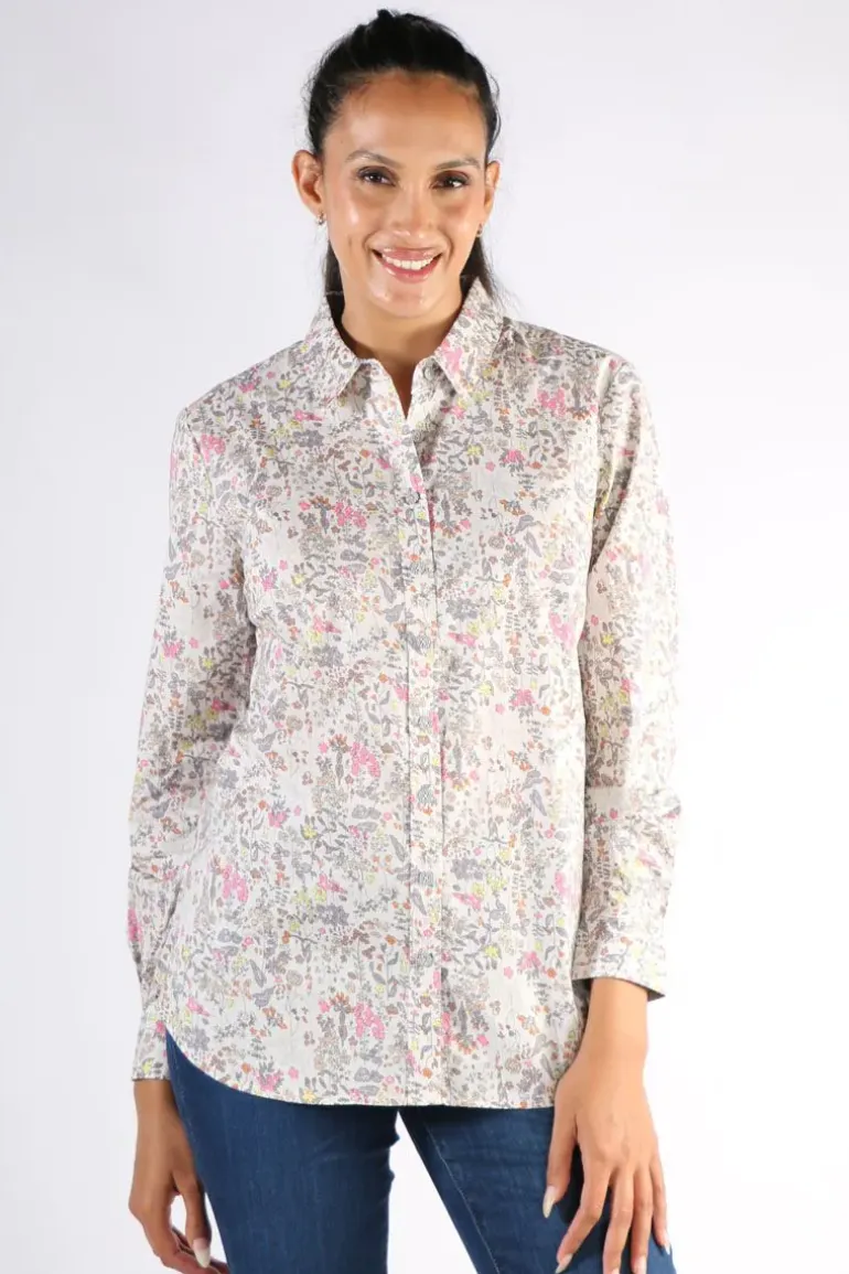 Foil All Class Shirt In Floral Print