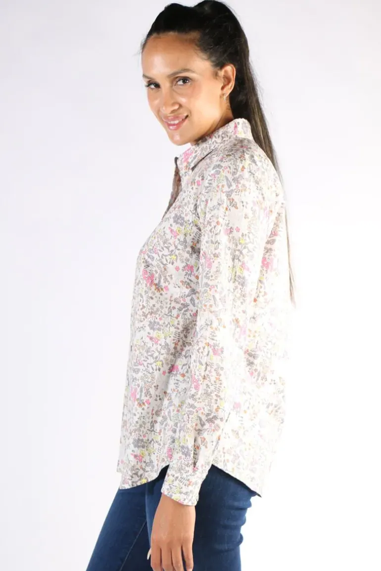 Foil All Class Shirt In Floral Print