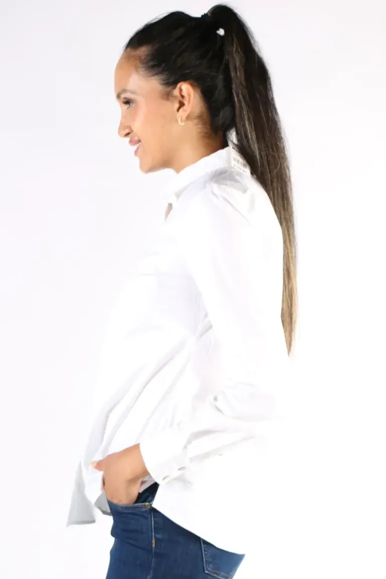 Foil All Class Shirt In White