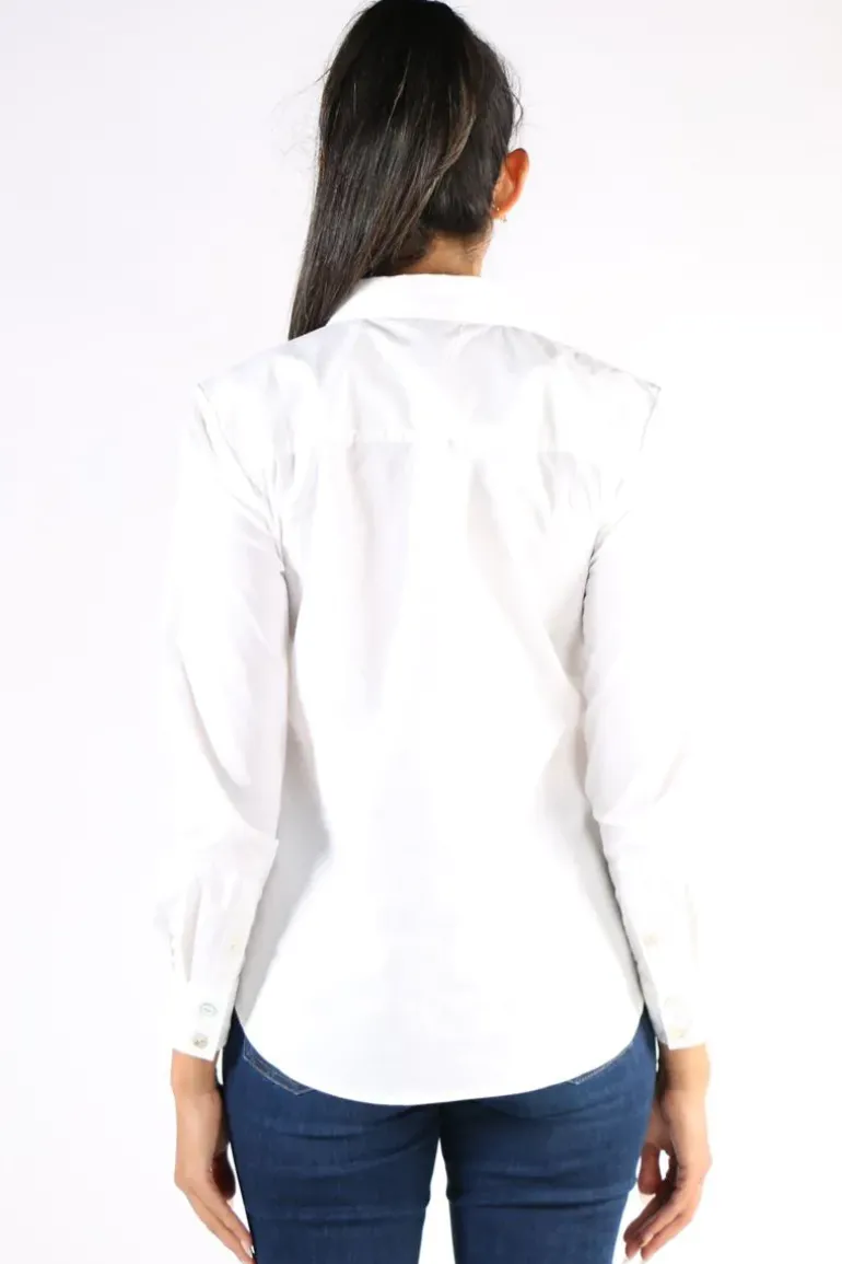 Foil All Class Shirt In White