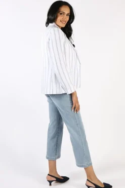 Foil Blazing Saddles Blazer In Stripe