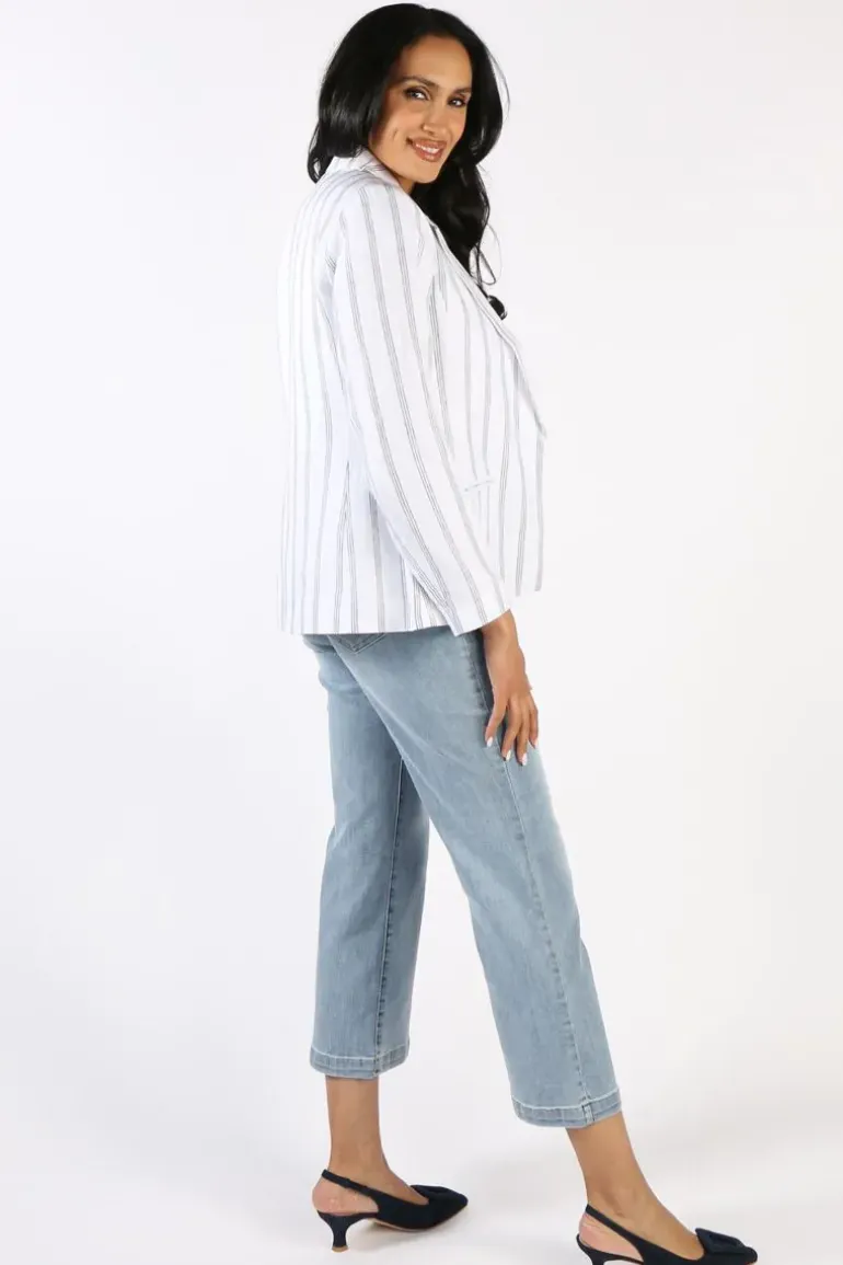 Foil Blazing Saddles Blazer In Stripe