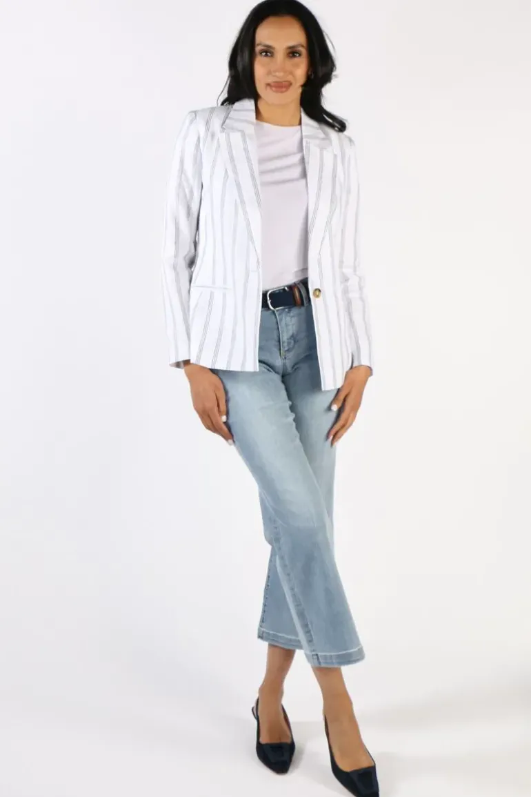 Foil Blazing Saddles Blazer In Stripe