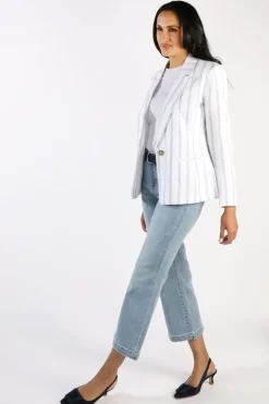 Foil Blazing Saddles Blazer In Stripe