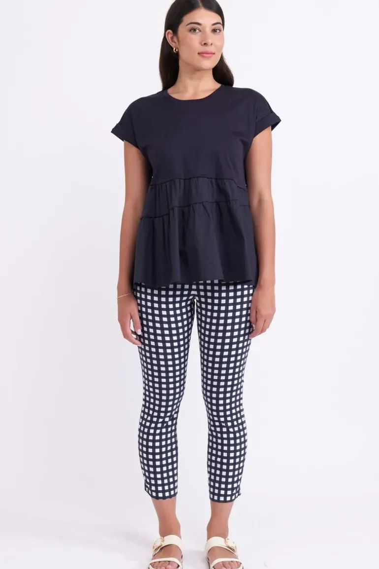 Foil Fuss Free Pant In Check