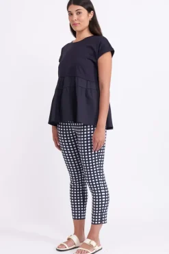 Foil Fuss Free Pant In Check