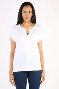 Foil Lifes A Beach Top In White