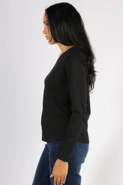 Foil Neat & Sweet Top In Black