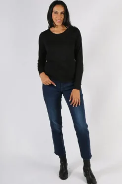 Foil Neat & Sweet Top In Black