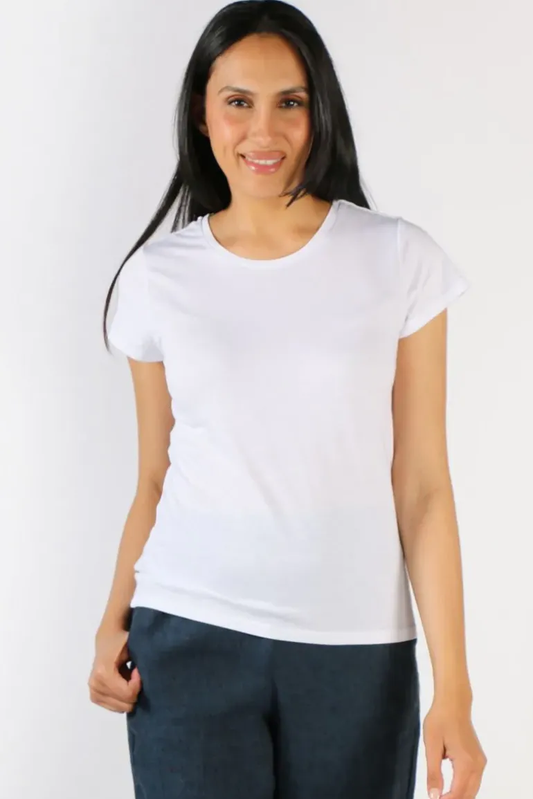 Foil Neat And Sweet Tee In White