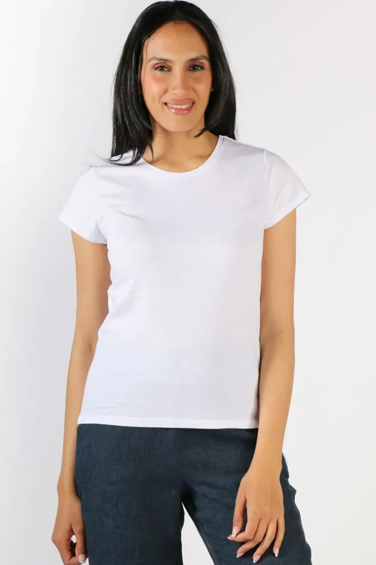 Foil Neat And Sweet Tee In White