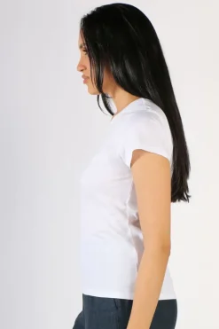Foil Neat And Sweet Tee In White