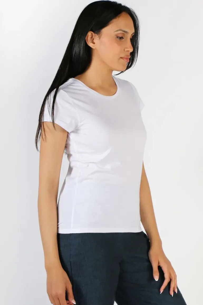 Foil Neat And Sweet Tee In White