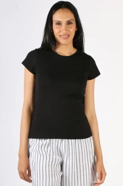 Foil Neat And Sweet Tee In Black