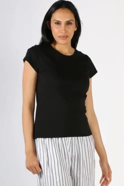 Foil Neat And Sweet Tee In Black