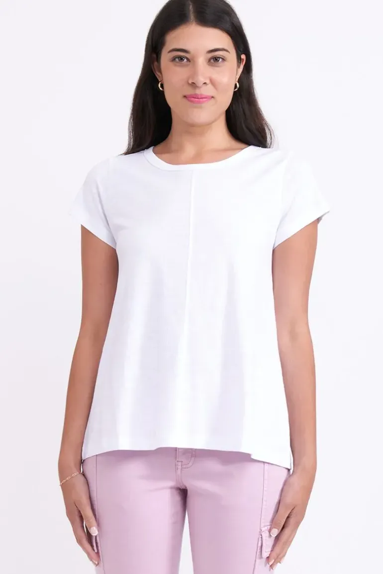 Foil No Frills Tee In White