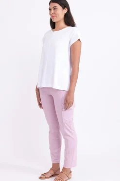 Foil No Frills Tee In White