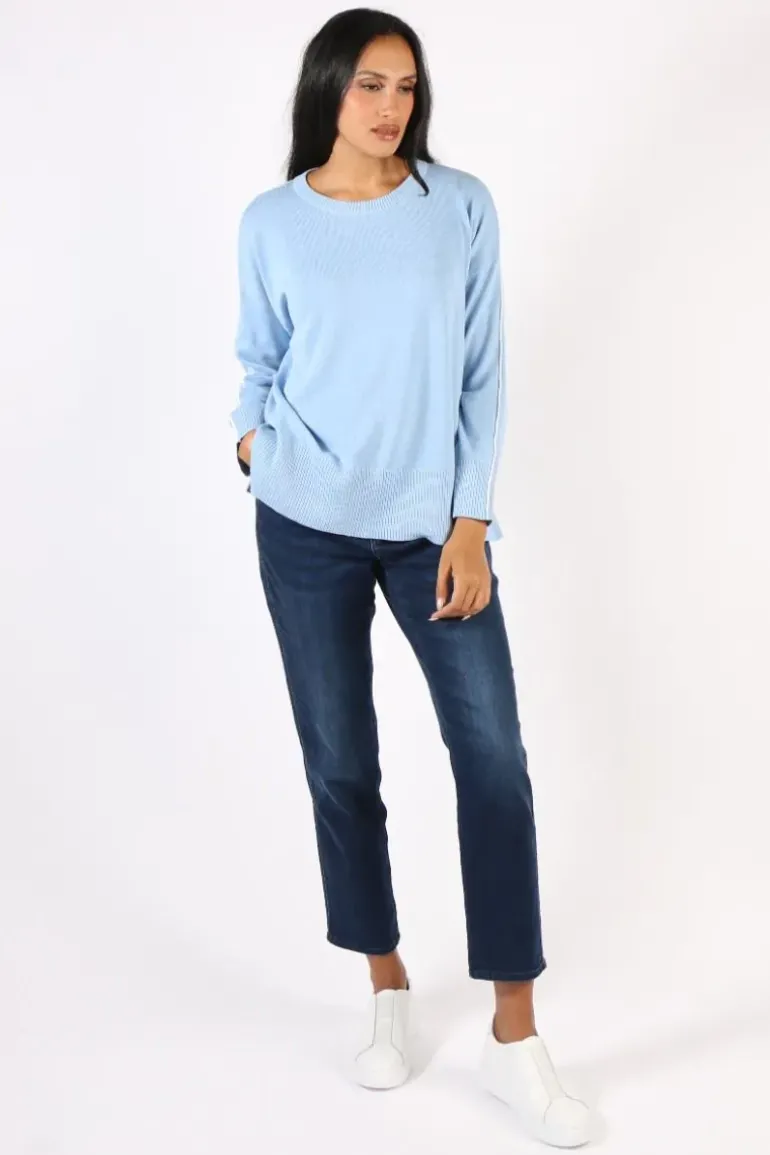 Foil Pied Piper Jumper In Sky