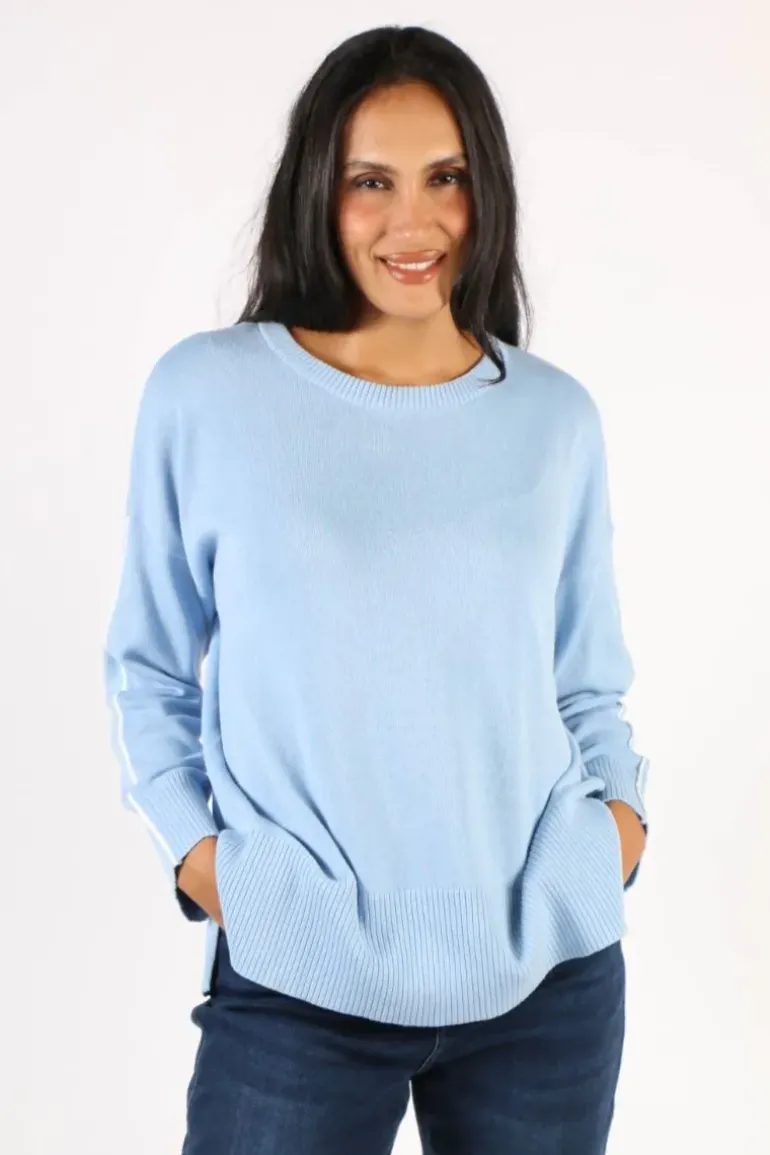 Foil Pied Piper Jumper In Sky