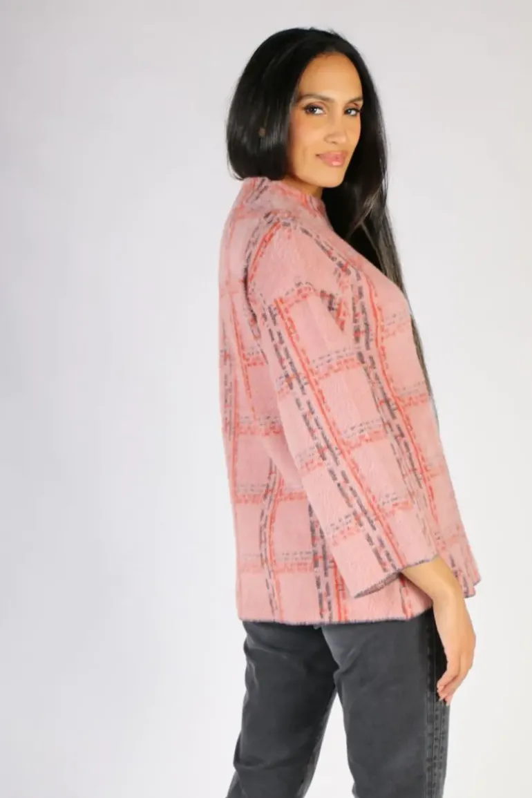 Foil Plain The Game Jumper In Pink