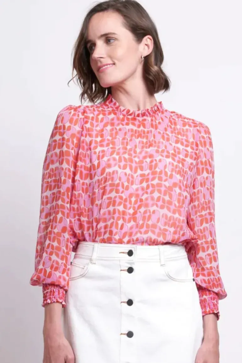 Foil Sloane Square Shirt In Pink