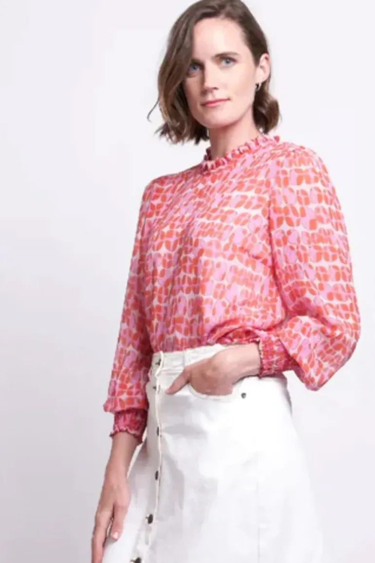 Foil Sloane Square Shirt In Pink