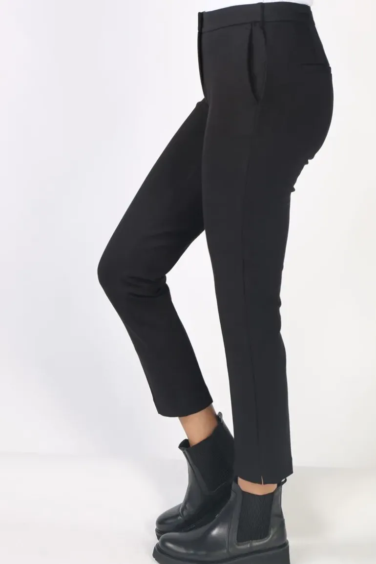 Foil Straight & Narrow Trouser In Black